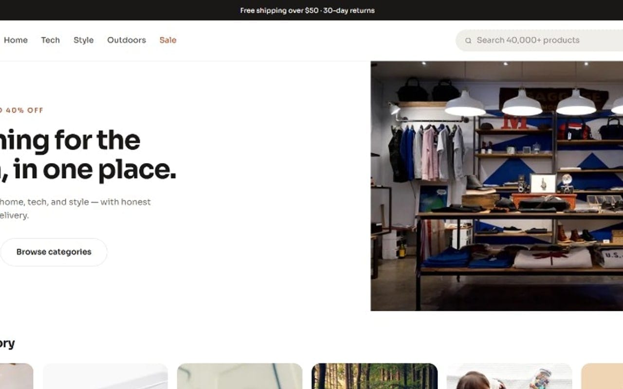 New Demo: Cartwell — Custom Next.js Ecommerce