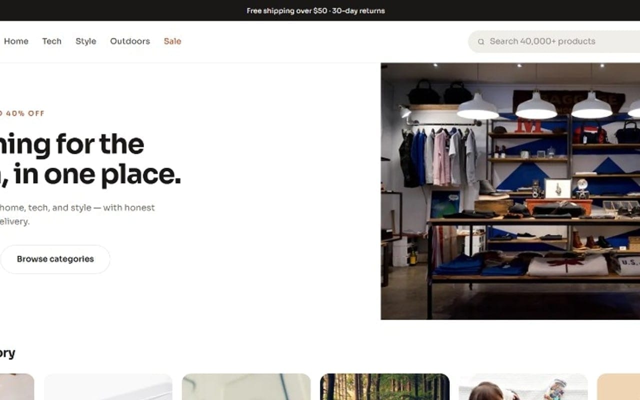 Cartwell — Custom Ecommerce Demo